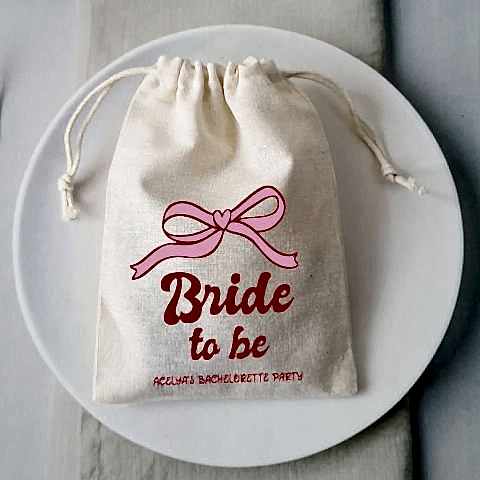 Pembe Fiyonk Konseptler Bride to be Hediye Kesesi