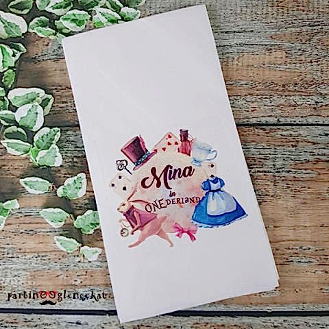 Alice in Wonderland Konsept Peçete