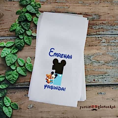 Mickey Mouse Konsept Baskılı Peçete