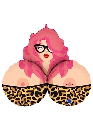 Bekarlığa Veda Parti Balonu Büyük Boy 90 cm Kadın Şekilli Folyo Balon