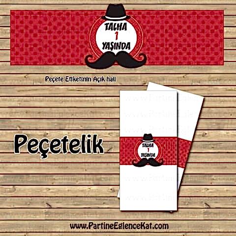 Bıyık Konsept Peçete Sargısı