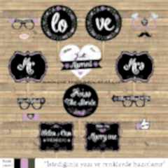 Karatahta - Mor Konsept Konuşma Balonları Seti