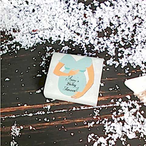 Winter Baby Bump Konsept Sargılı Bebek Çikolatası