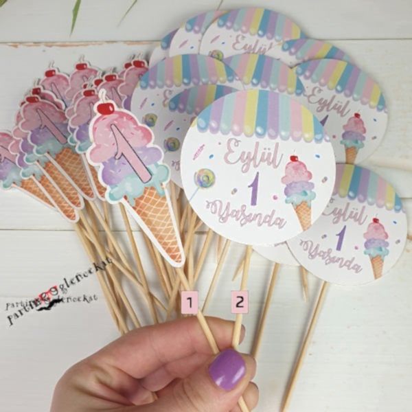 Dondurma Konsept Kürdan Süsü