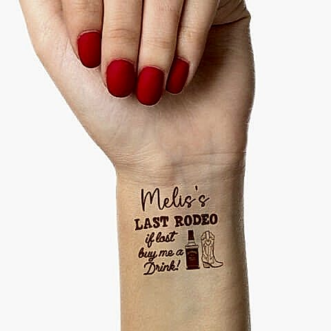 Last Rodeo Konsept Geçici Dövme