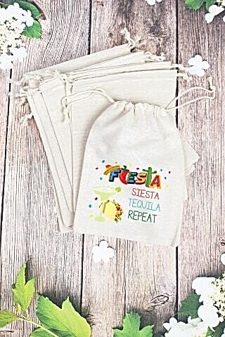 ''Fiesta Siesta Tequila Repeat'' - Hangover Kit Bez Kesesi - 10 Adet