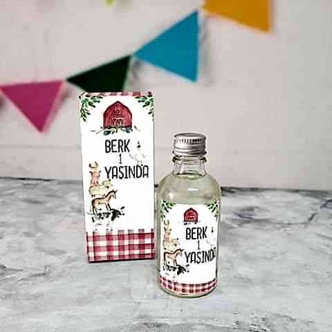 Old McDonald Konsept Kolonya Şişesi Hediyelik