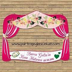 Kına Gecesi Hatıra Fotoğraf Çerçevesi - 1254