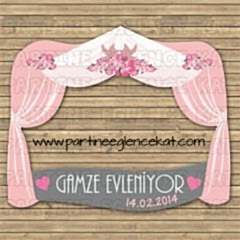 Kına Hatıra Fotoğraf Çerçevesi Kuşlu - 1230