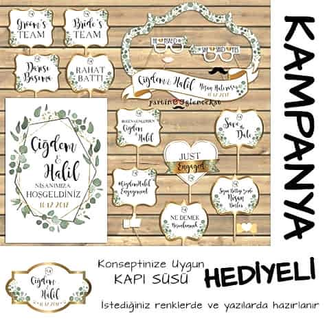 Okaliptus Yapraklı Konsept 3lü Kampanyalı Paket