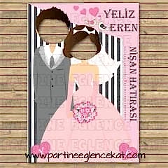 Cut Out Hatıra Fotoğraf Çerçevesi - 1226