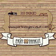 Sade Vintage Konsept Hatıra Fotoğraf Çerçevesi