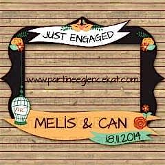 Siyah Turuncu Konsept Hatıra Fotoğraf Çerçevesi