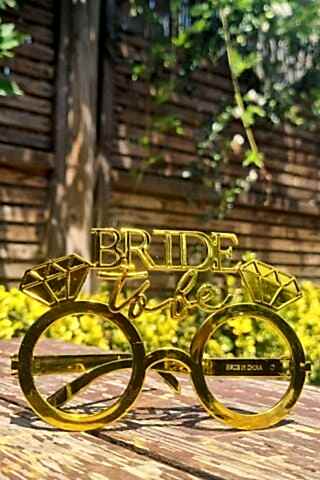 Bride To Be Gözlük GOLD Tektaşlı Model Bride Gözlük