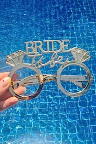 Bride To Be Gözlük ROSE GOLD Tektaşlı Model Bride Gözlük