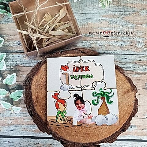 TaşDevri Çakıl Konsept Ahşap Puzzle Magnet