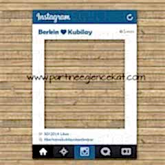 Instagram Tasarım Hatıra Fotoğraf Çerçevesi