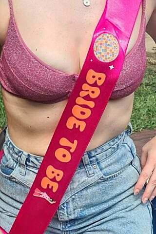 Bride to be Kuşak Disko Konsept Bride Kuşağı