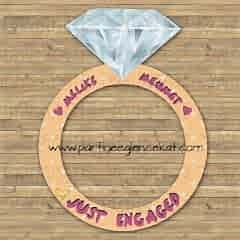 Tektaş Düğün Nişan Hatıra Fotoğraf Çerçevesi