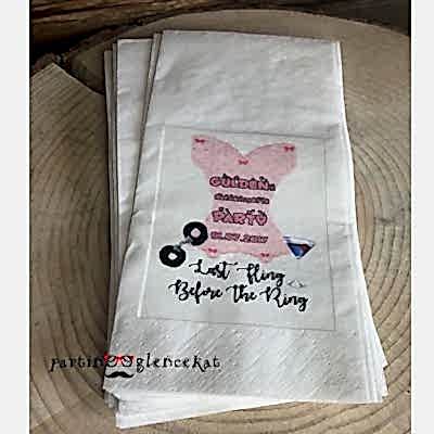 Sexy Bekarlığa Veda Partisi Peçetesi