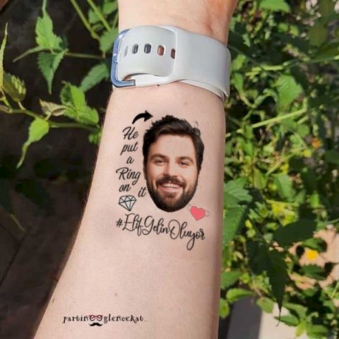 Fotoğraflı Geçici Dövme