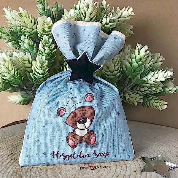 Ayıcık Yıldızlar Konseptli Lavanta Kesesi