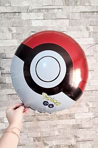 Pokemon Topu Folyo Balon Poke Ball Balon Pokemon Konsept Doğum Günü Balonları