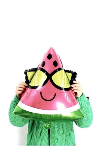 Gözlüklü Karpuz Şeklinde Folyo Balon