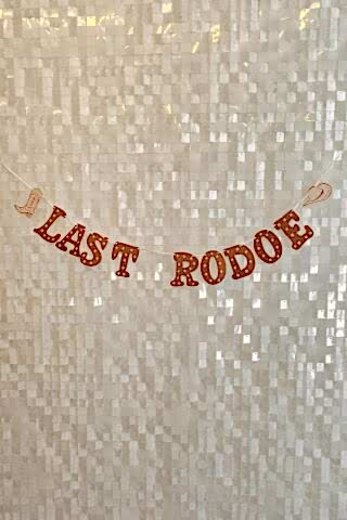 Last Rodeo Konsept Bekarlığa Veda Duvar Süsü