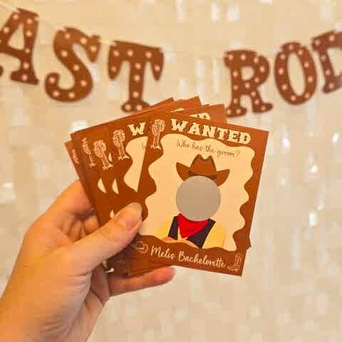 Last Rodeo Konsept Damat Kimde? Kazımalı Oyun Kartları Kişiye Özel!