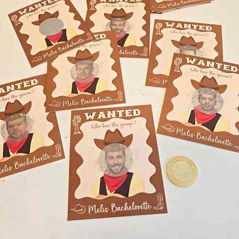 Last Rodeo Konsept Damat Kimde? Kazımalı Oyun Kartları Kişiye Özel!