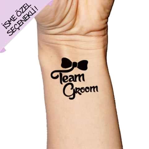 Papyon Team Groom İsme Özel Dövme