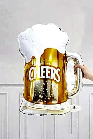 Bira Bardağı Şekilli Folyo Balon Cheers Bira Balon