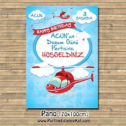 Helikopter Konsept Karşılama Panosu
