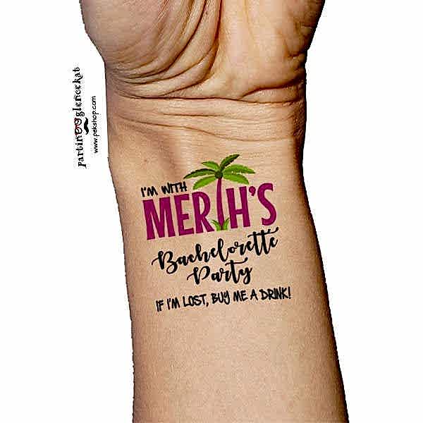 Team Bride - Aloha İsme Özel Dövme