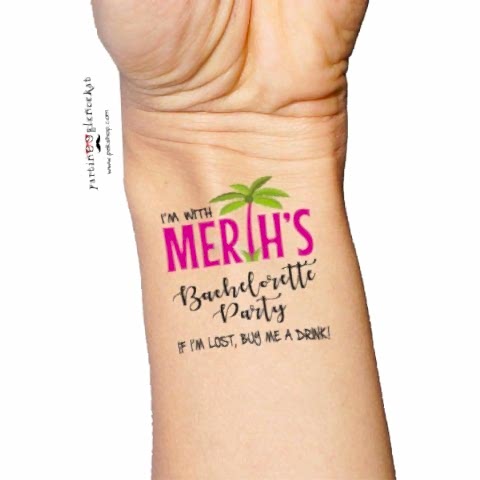 Team Bride - Aloha İsme Özel Dövme