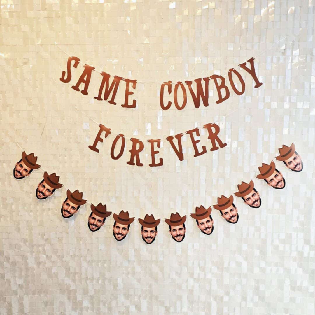 Same Cowboy Forever Fotoğraflı Banner 2li Set Banner