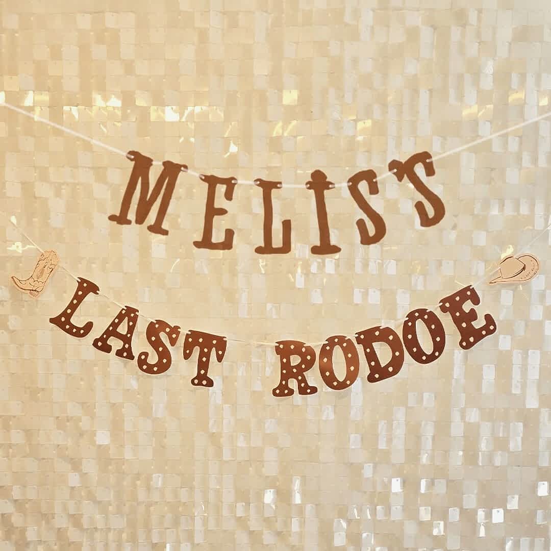 İsme Özel Last Rodeo Konsept Banner 2li Set Banner