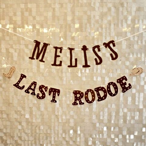 İsme Özel Last Rodeo Konsept Banner 2li Set Banner