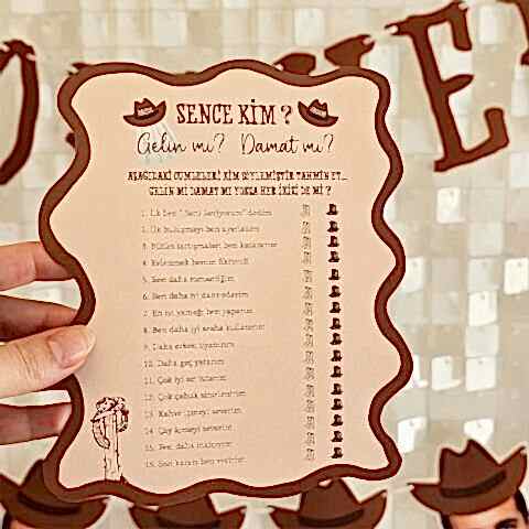 Last Rodeo Konsept Gelin mi Damat mı? Oyun Kartı