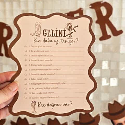 Last Rodeo Konsept Gelini Kim Daha İyi Tanıyor? Oyun Kartı