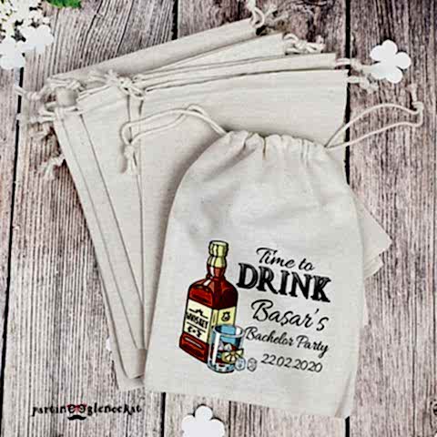 Kişiye Özel Baskılı Bachelor Party Hangover Kit