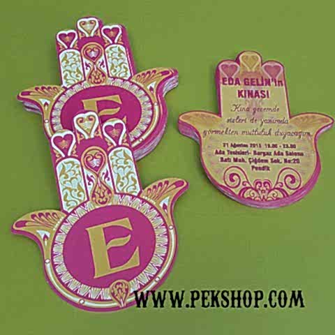 Fatmanın Eli Kişiye Özel Davetiye