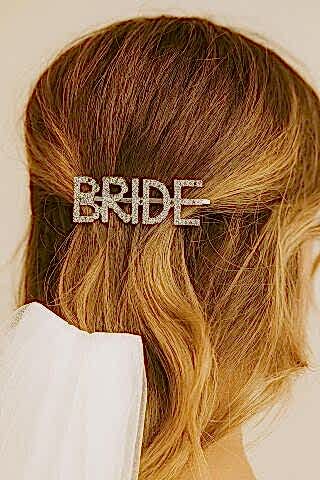 Taşlı Bride Toka Gümüş Gelin Aksesuarları