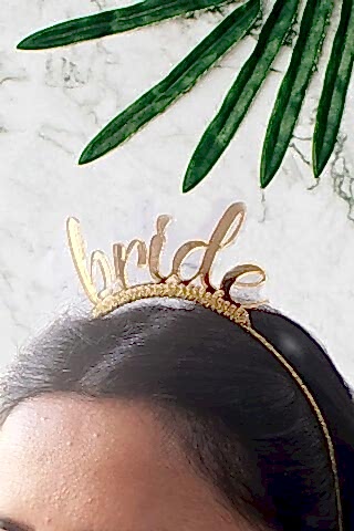 Altın Bride Taç, Gelin Tacı