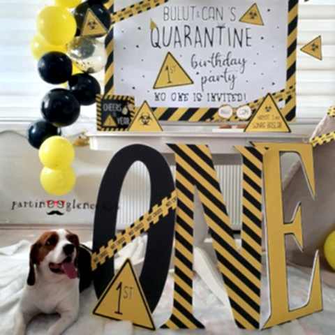 Karantina Konsept ONE Fotoblok Ayaklı Pano