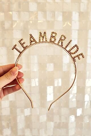 Team Bride Taç Rose Gold Nedime Tacı Bekarlığa Veda Tacı ROSE GOLD Team Bride