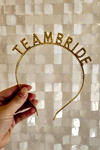 Team Bride Taç Gold Nedime Tacı Bekarlığa Veda Tacı GOLD Team Bride