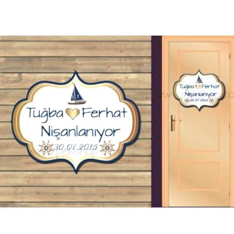 Altın Marin Konsept Kapı Süsü