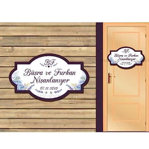 Mavi Kartopu Konsept Kapı Süsü